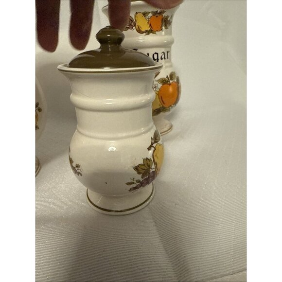 Vintage 1950’s Fruit festival canisters Webb Japan - Picture 9 of 16